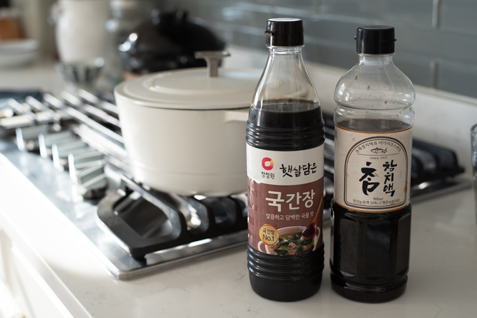Korean soup sauce and Korean tuna sauce is widely used in Korean dishes