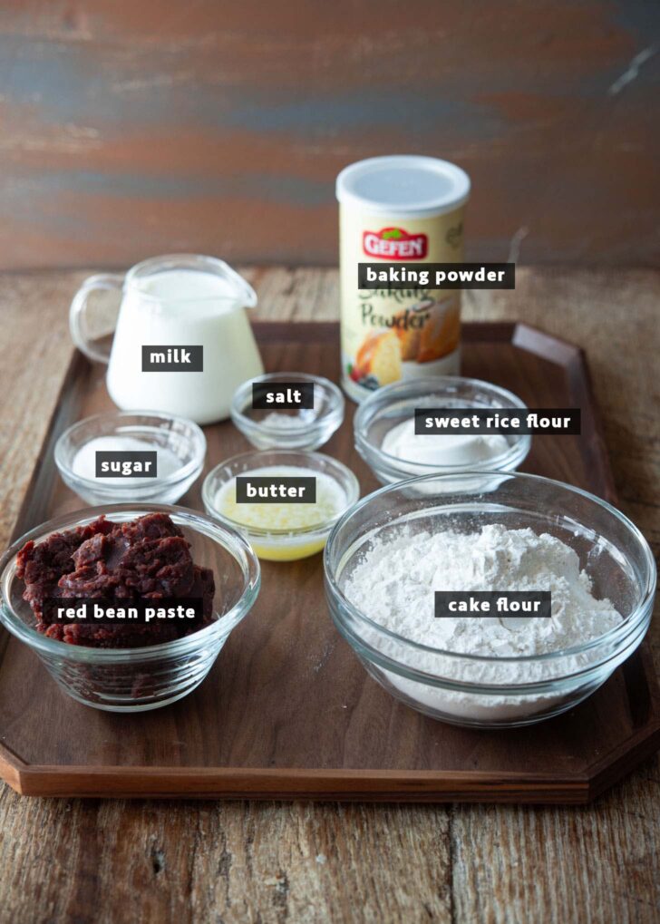 Ingredients for making bungeoppang.