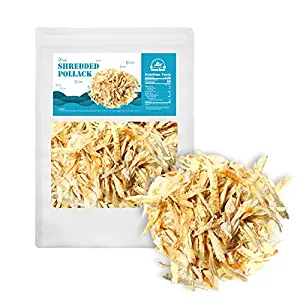 Dried shredded pollock fish